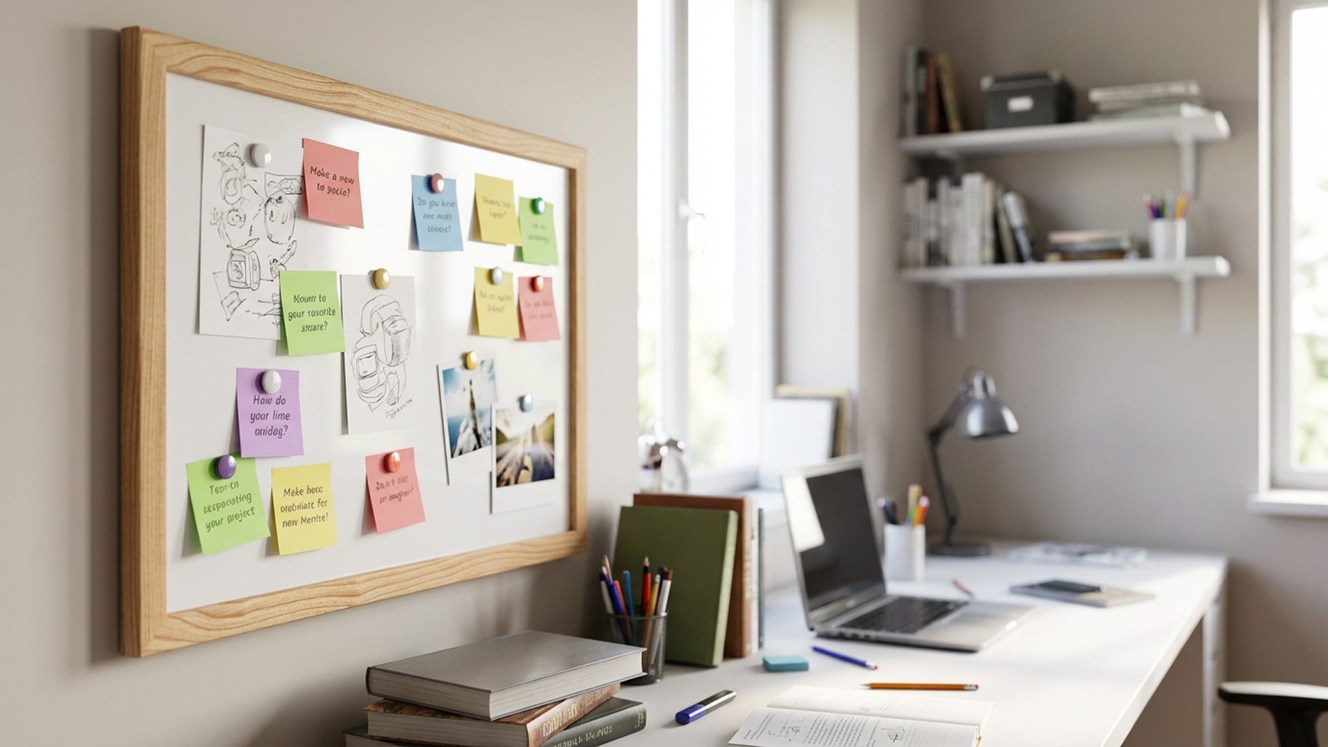 ALLboards Magnettafel Magnettafel Whiteboard Holzrahmen Wandtafel Schreibtafel