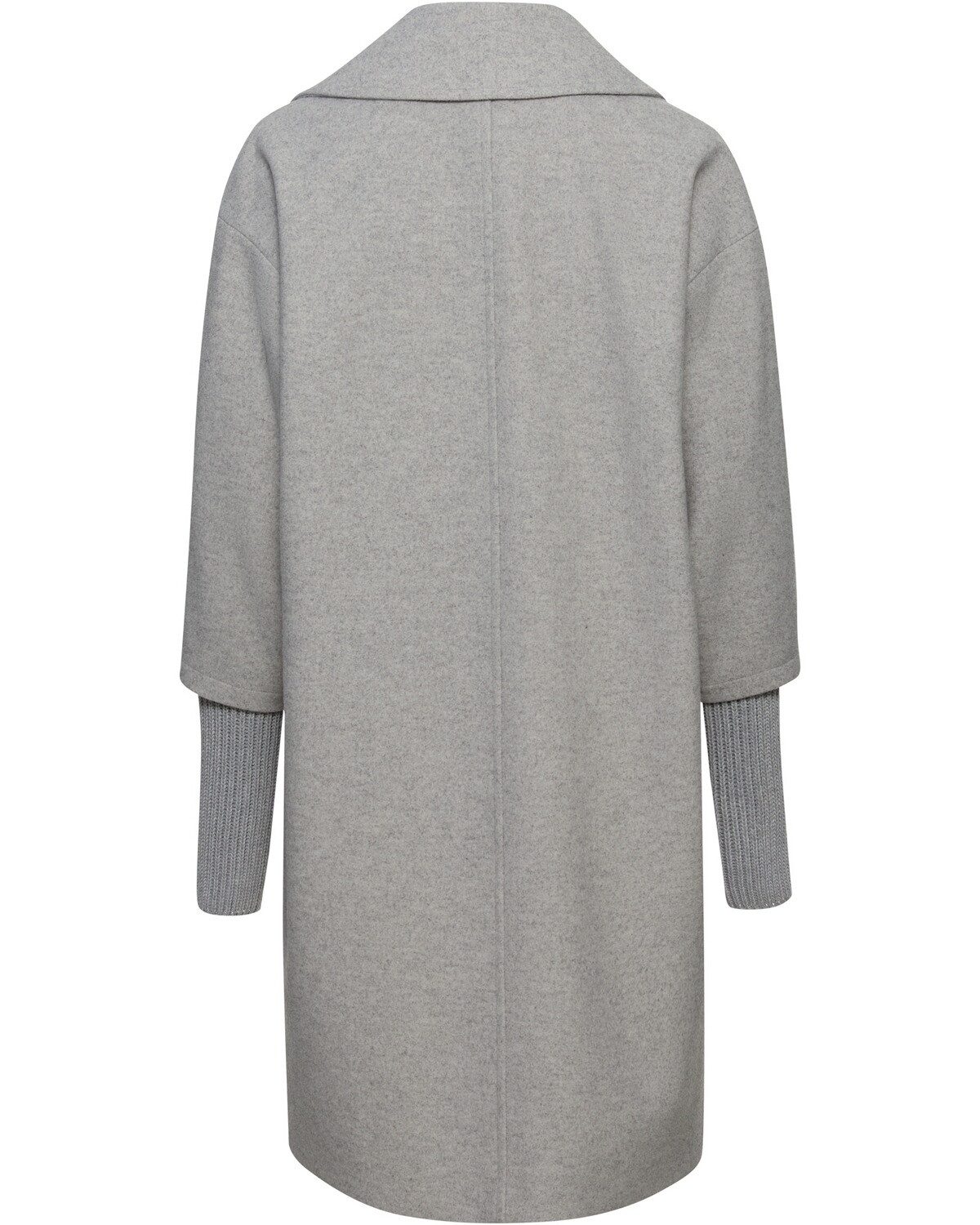 White Label Langmantel Doppelreihiger Mantel