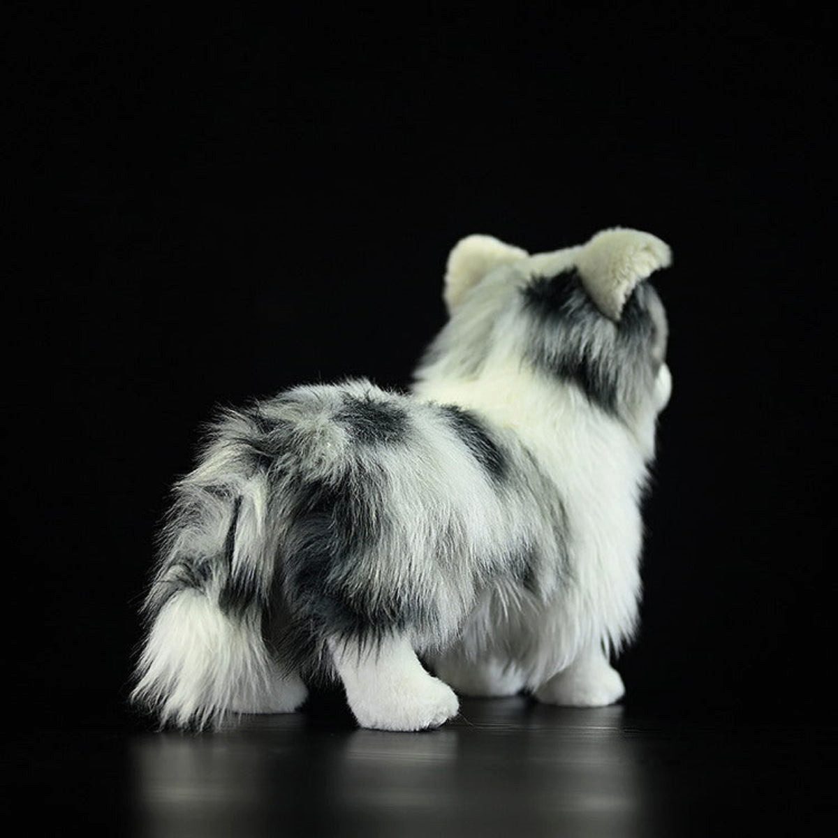 Tinisu Plüschfigur Border Collie Kuscheltier 29 cm – Realistisches Plüschtier Hund Stofft