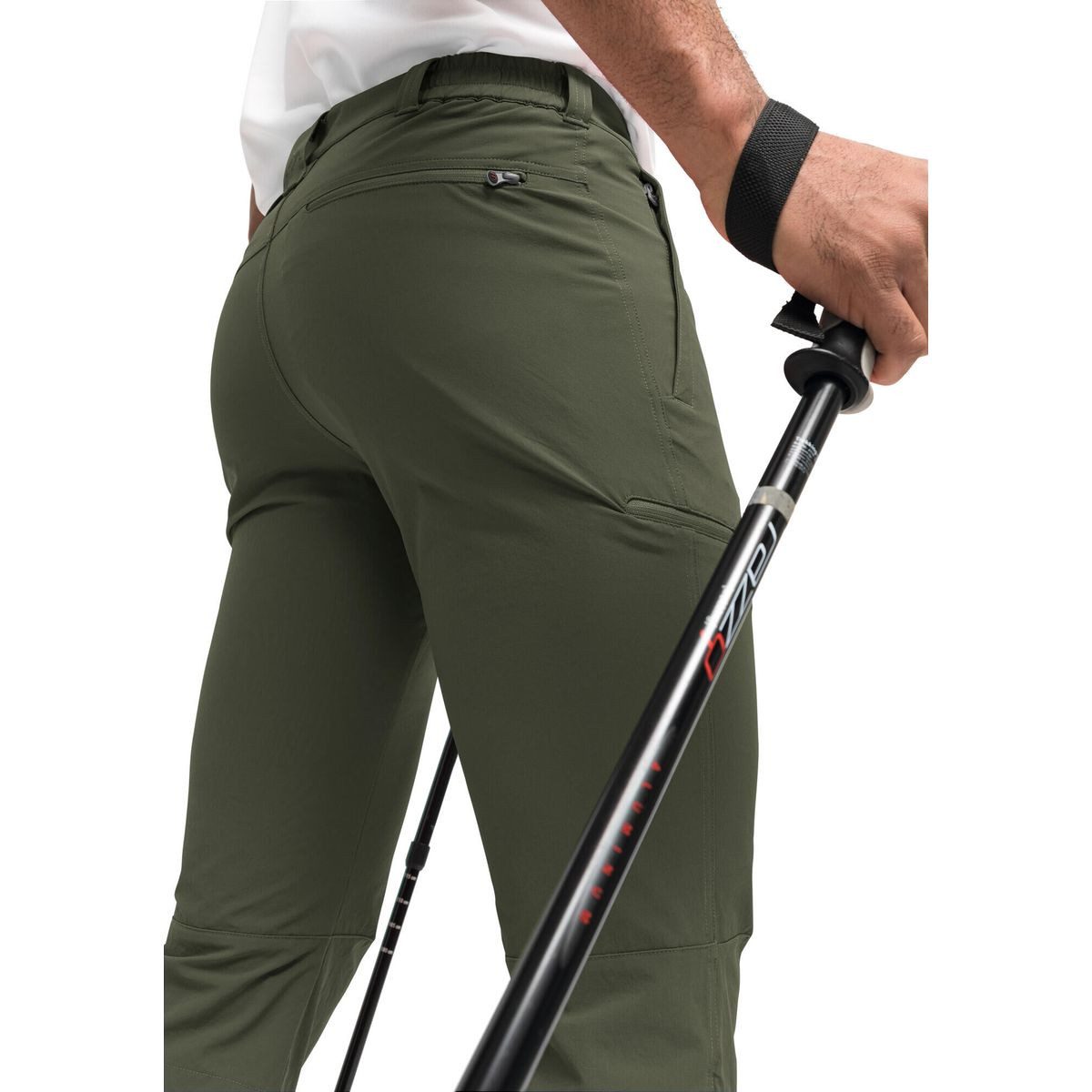 Maier Sports Shorts Jennisei Wasserabweisende und elastische Wandercapri für Herren mit optimalem