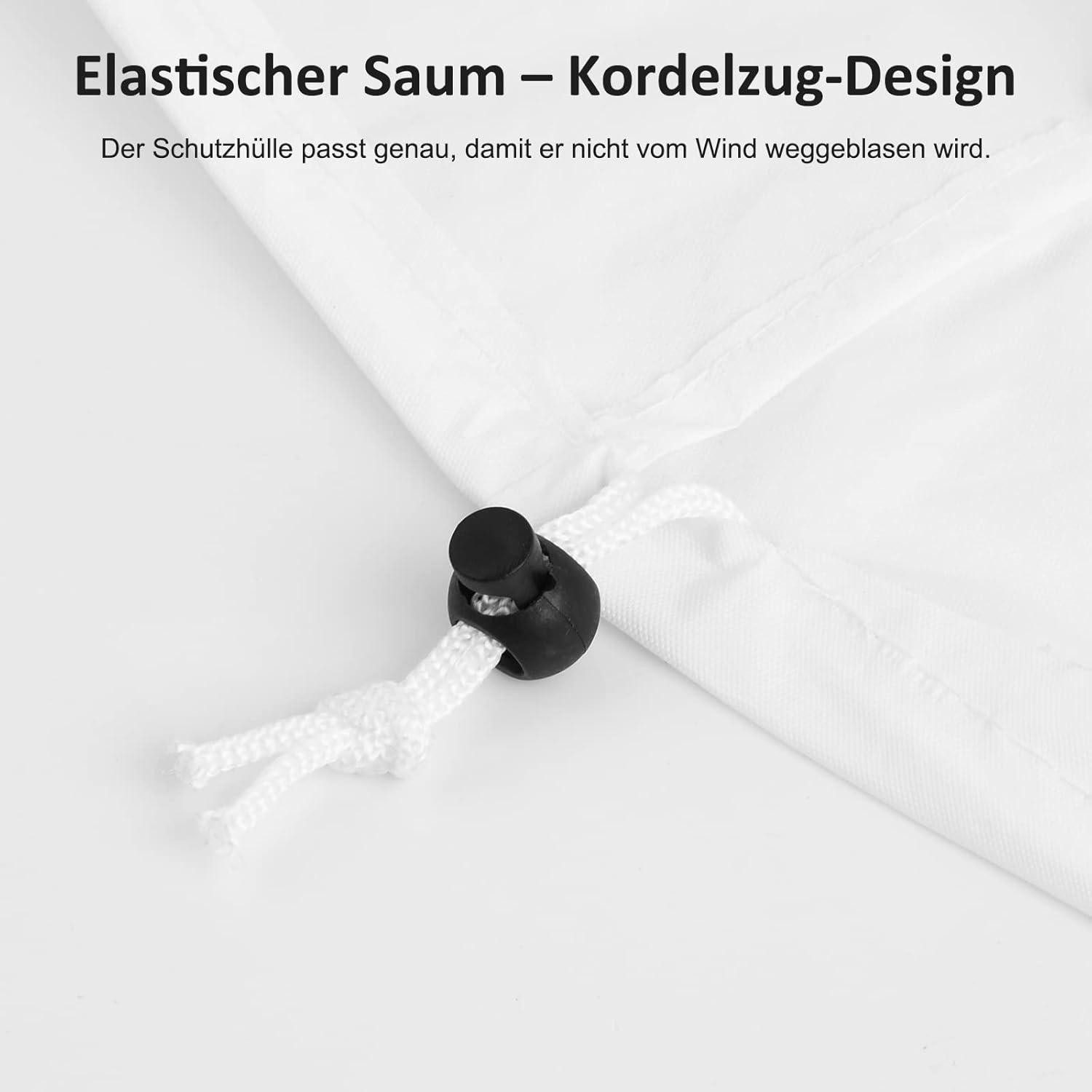 LuxusKollektion Gartenmöbel-Schutzhülle Schutzhülle Gartenstühle Wetterfest Reißfest Transparent 70x70x120cm