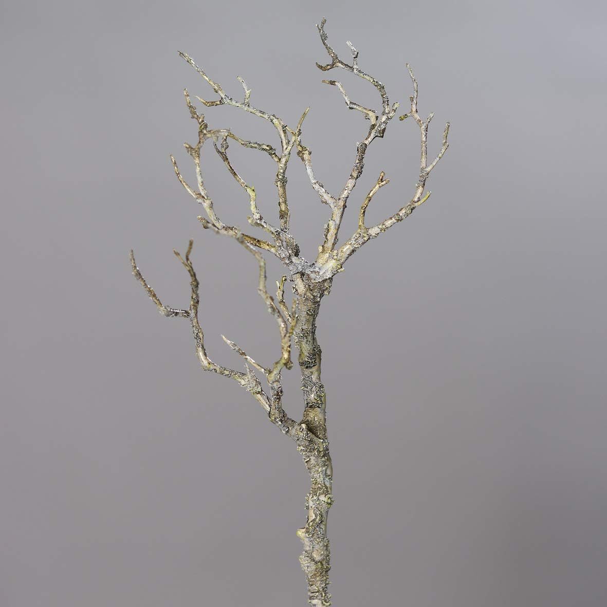 Winterliche Kunstpflanze Künstlicher AST Dunkelbraun 40cm naturgetreuer Dekoast Dekozweig AST