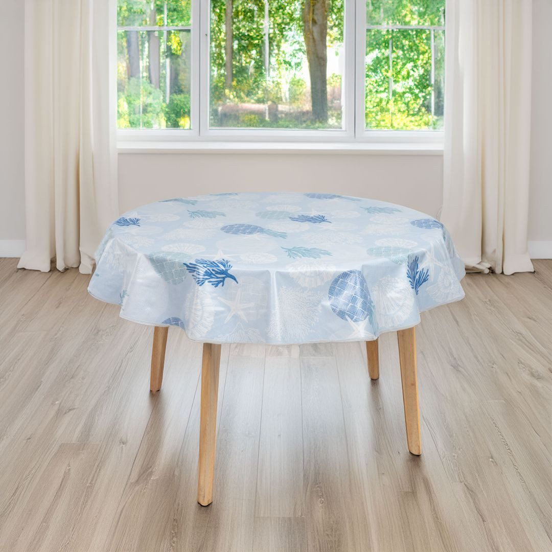 laro Tischdecke laro 140cm runde Wachstuchtischdecke mit Saum-Eingefasst – Bild 3 von 5