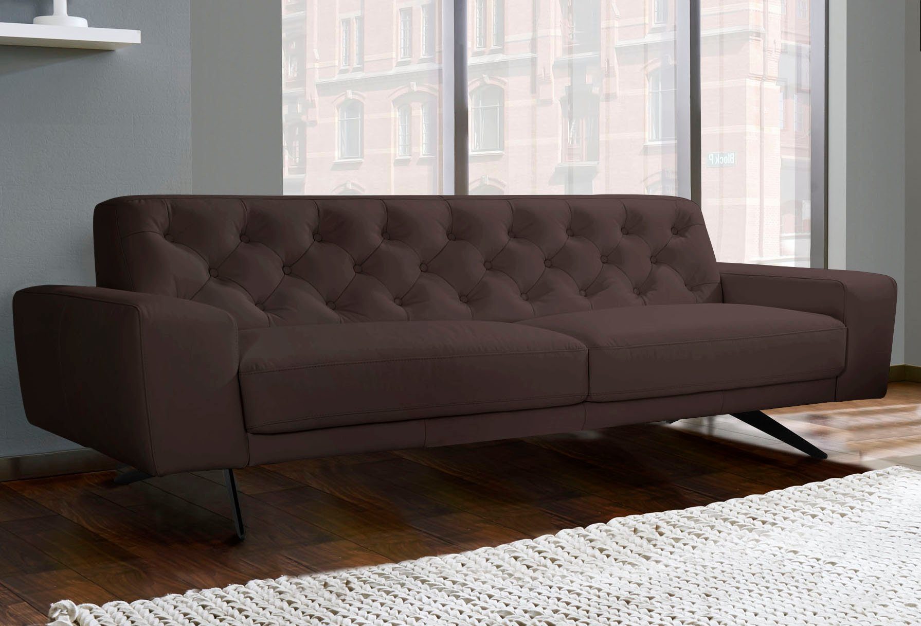 PLACES OF STYLE 3,5 Sitzer »Marinella«, in Naturleder online kaufen | OTTO PLACES OF STYLE 3,5 Sitzer »Marinella«, in Naturleder online kaufen | OTTO