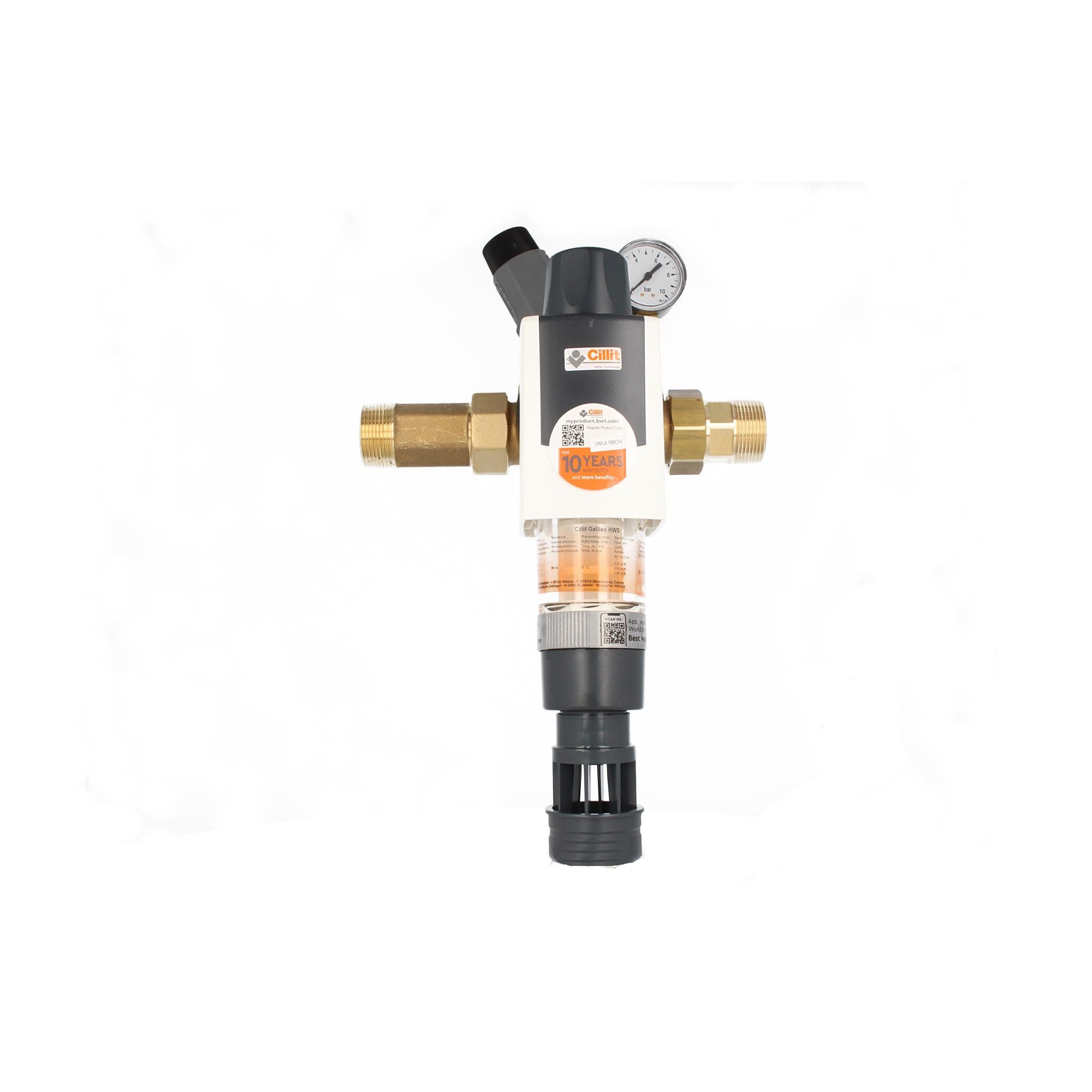 CILLIT Wasserfilter Hauswasserstation Galileo HWS-1, mit Druckminderer und Anschlussmodul