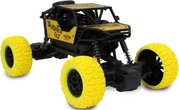 Jamara RC-Monstertruck Diecast, Slighter CR2 gelb, 2,4GHz