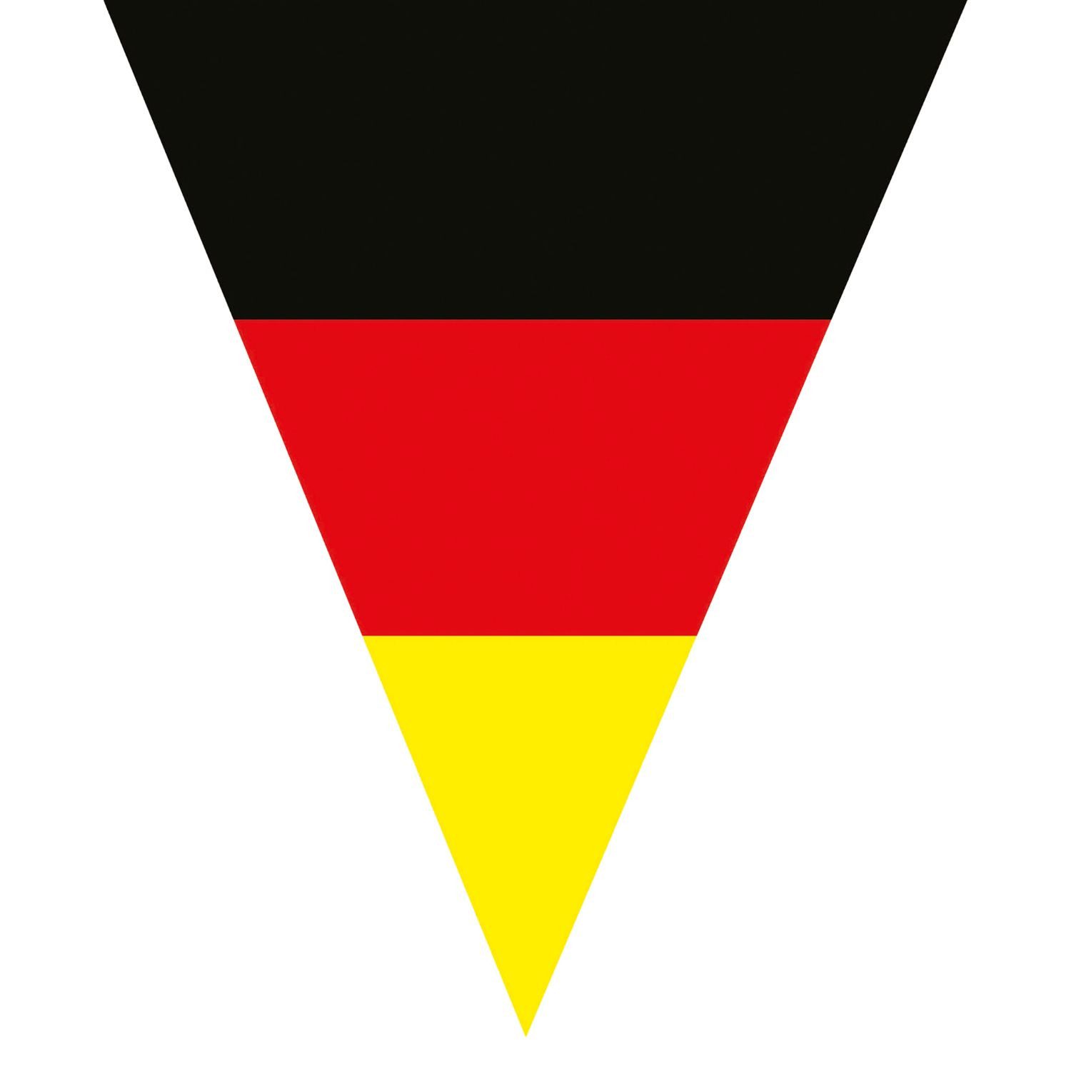 Hängedekoration Wimpelkette PVC Deutschland, 5 m