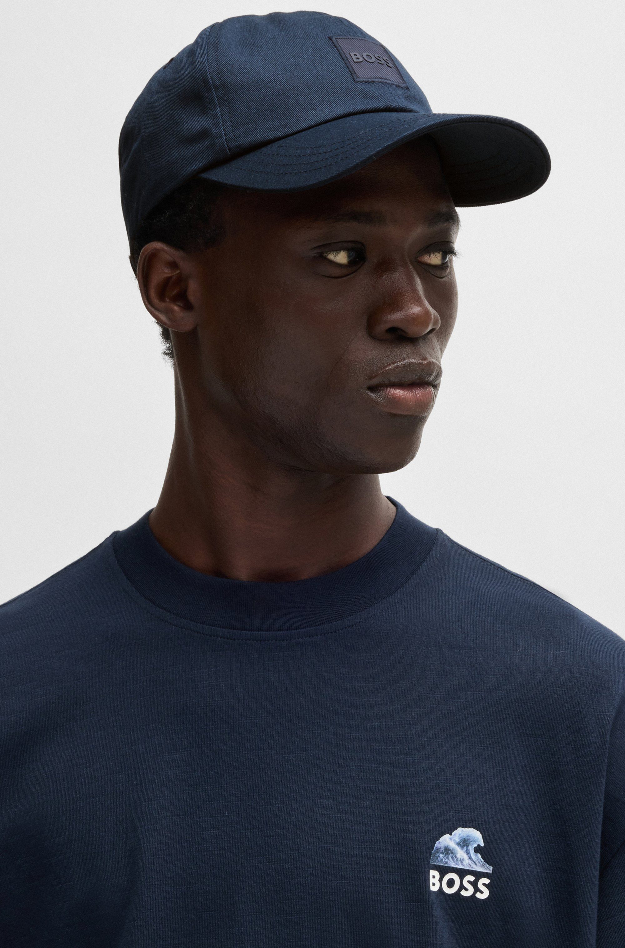 BOSS ORANGE Baseball Cap Derrel-PL mit Label-Aufnäher, Unisex günstig online kaufen