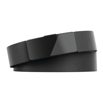 fitbit Smartwatch-Armband Luxe Horween Leather Double Wrap Black