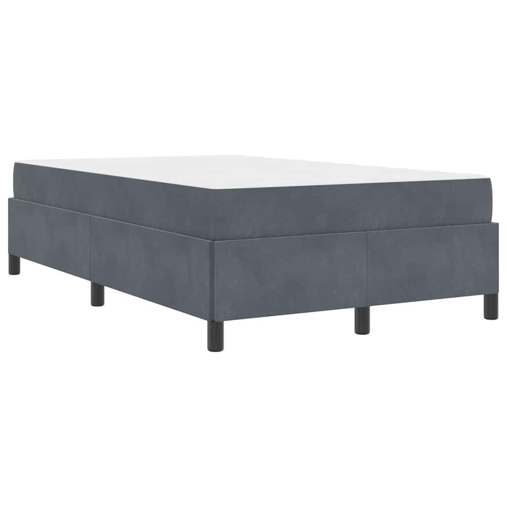 vidaXL Bett Bettgestell Dunkelgrau und Grau günstig online kaufen