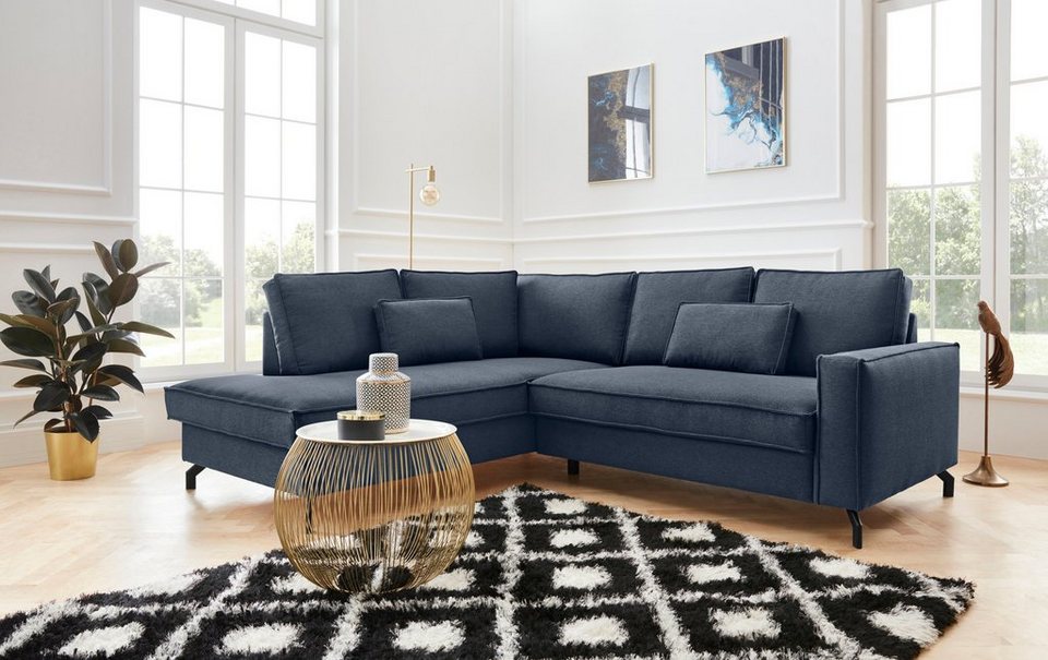 - Bettkasten sofa Daytona, mit wahlweise Bettfunktion fashion und Ecksofa exxpo