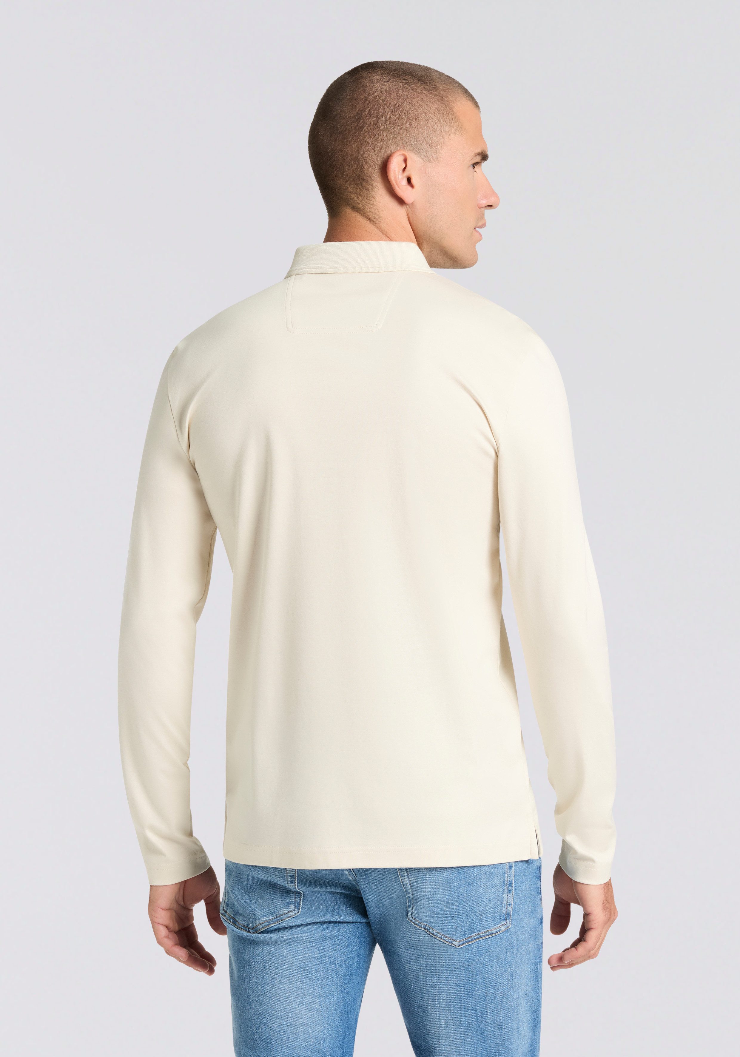 BOSS GREEN Langarm-Poloshirt Pirol Langarm, regular fit, Logo-Stickerei