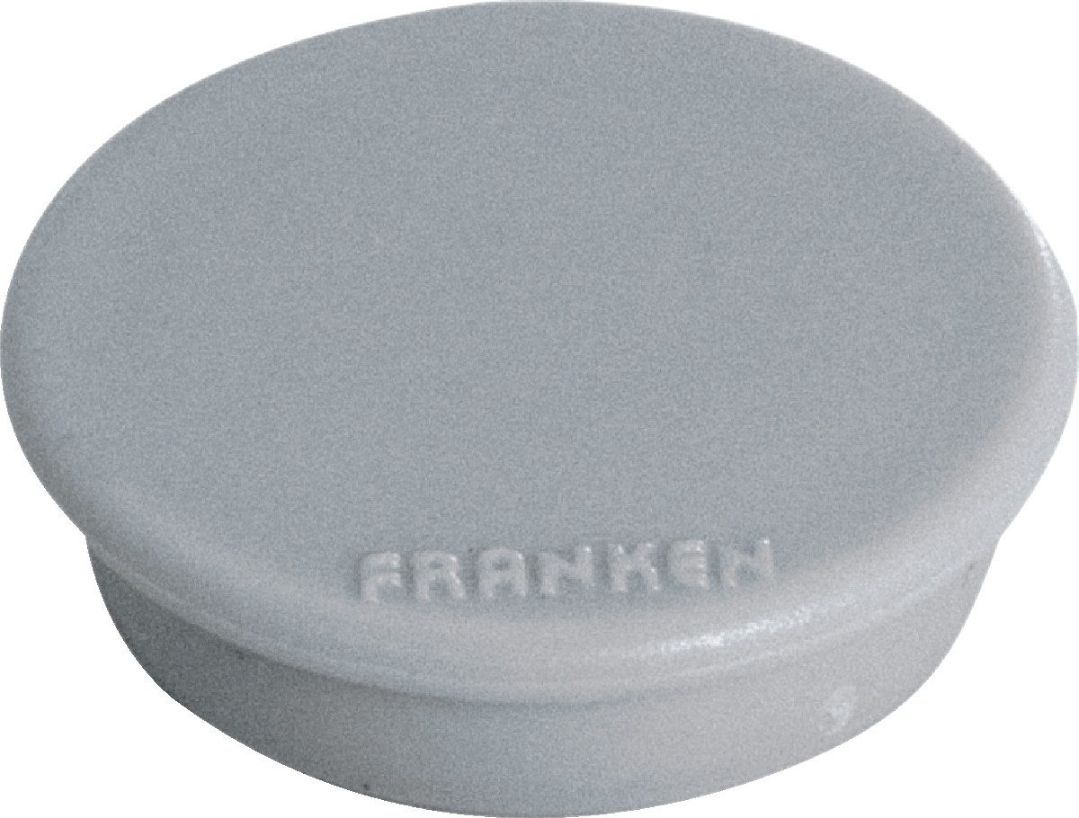 FRANKEN Magnet Haftmagnet 24mm grau VE=10 Stück