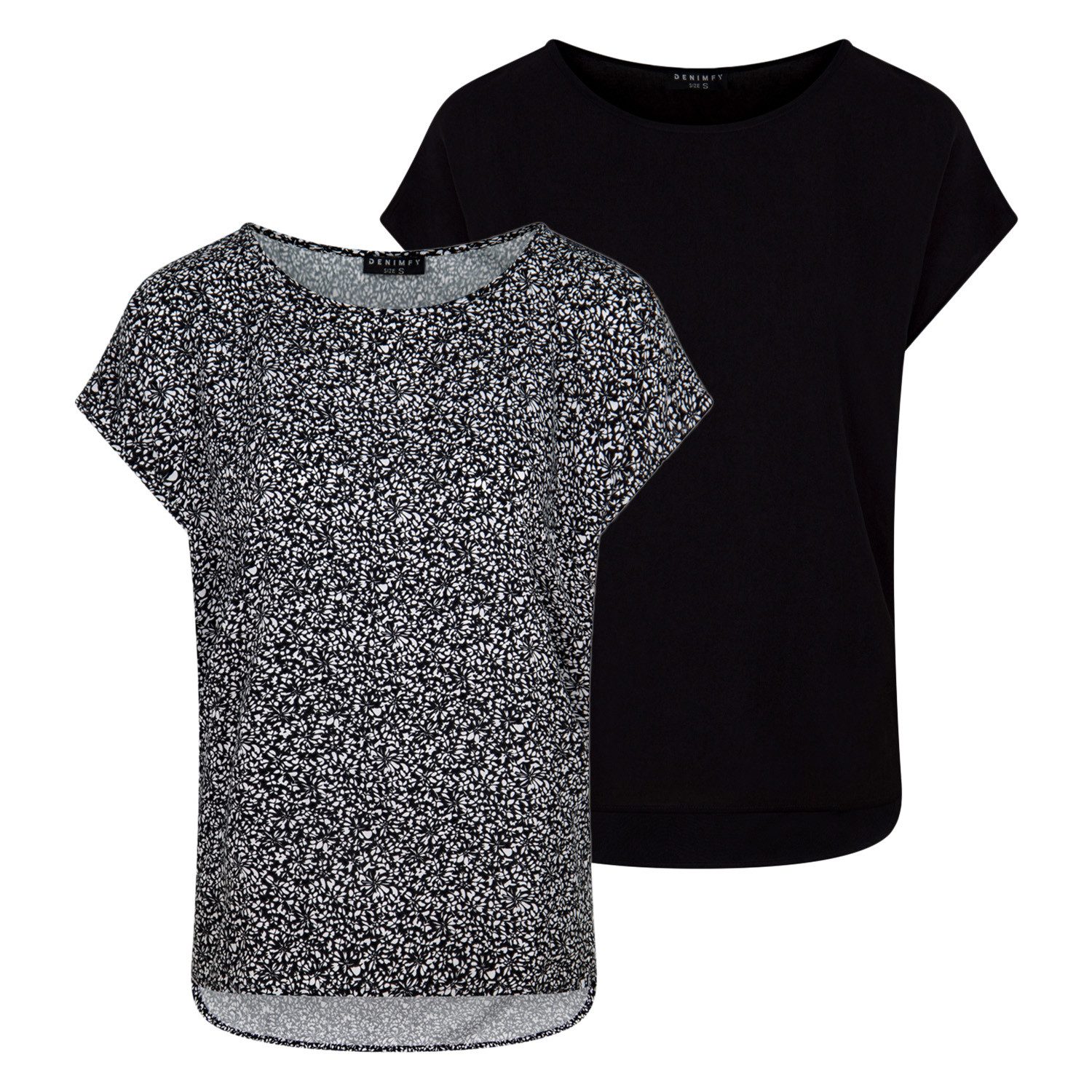 DENIMFY T-Shirt Damen Bluse DFJule Regular günstig online kaufen