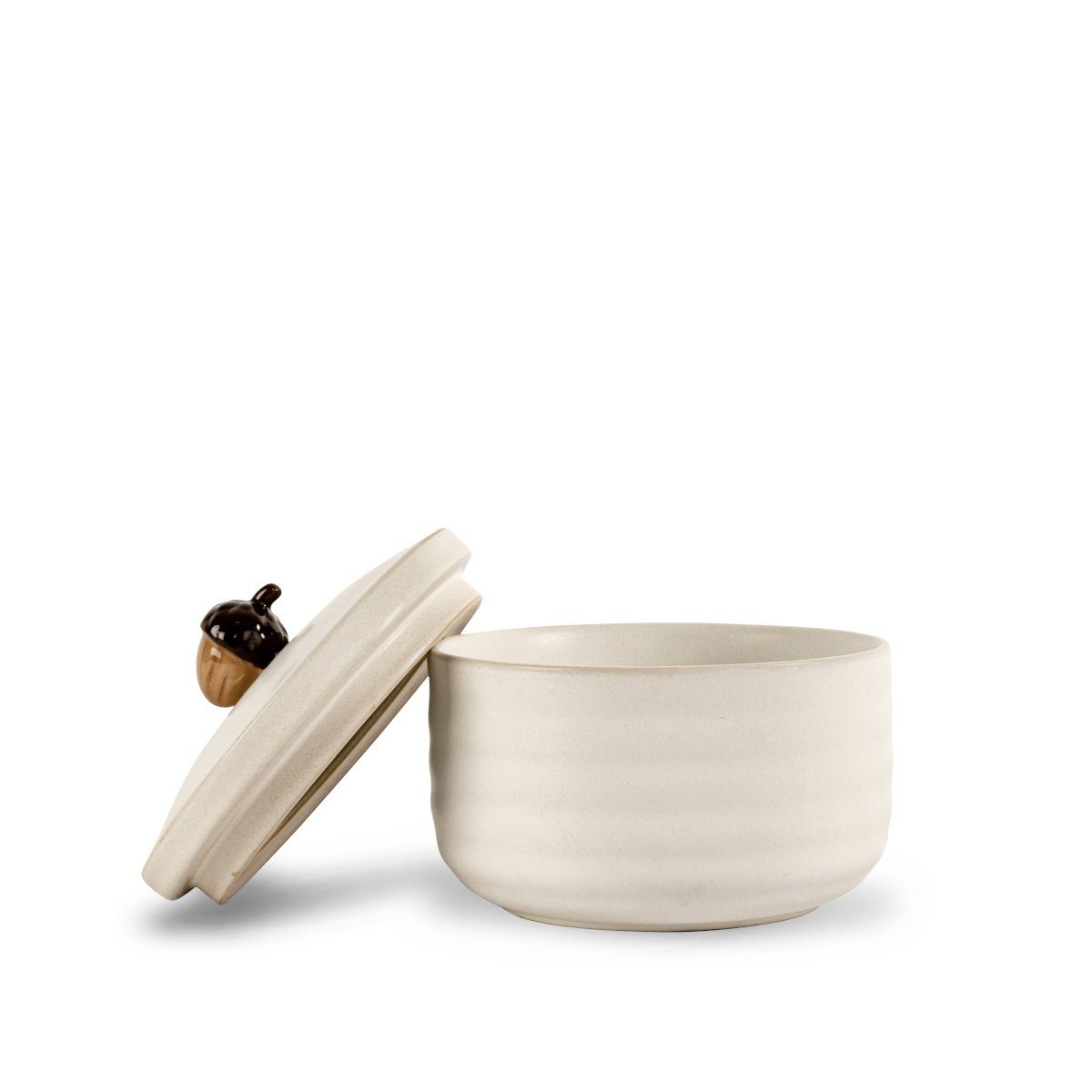 sagaform Keksdose Dose ELLEN mit Eichel - Farbwahl, Steingut