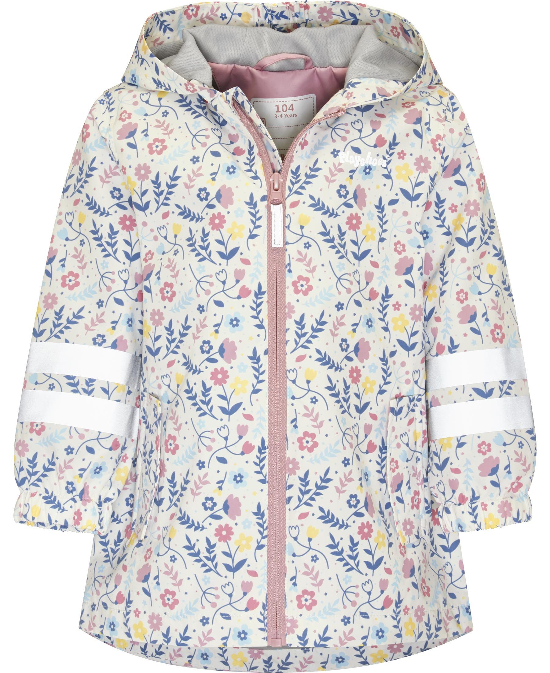 Playshoes Regenjacke Outdoor-Jacke Blumen