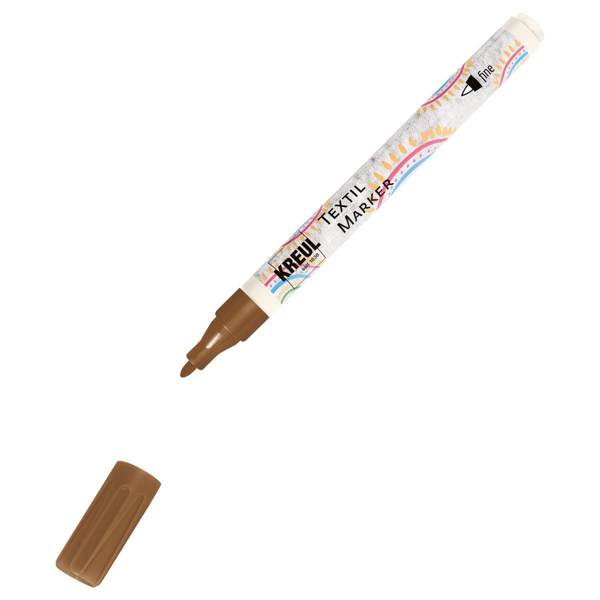 Textilmarker KREUL Textilmarker fine braun
