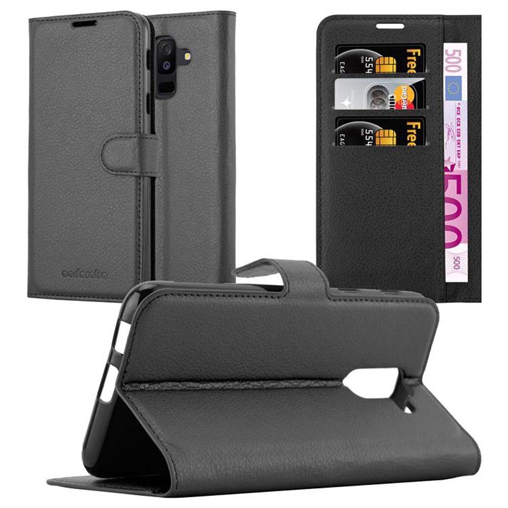 Cadorabo Handyhülle für Samsung Galaxy A6 PLUS 2018 Hülle Samsung Galaxy A6 PLUS 2018, Hülle Schutzhülle mit Standfunktion, Kartenfach und Magnetverschluss