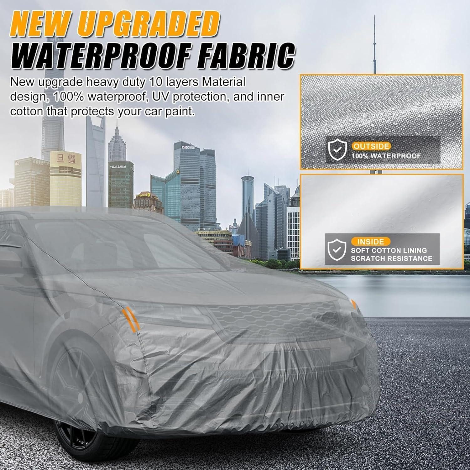 LuxusKollektion Autoplane Autoabdeckung Vollgarage Wasserdicht Abdeckplane Range Rover Velar