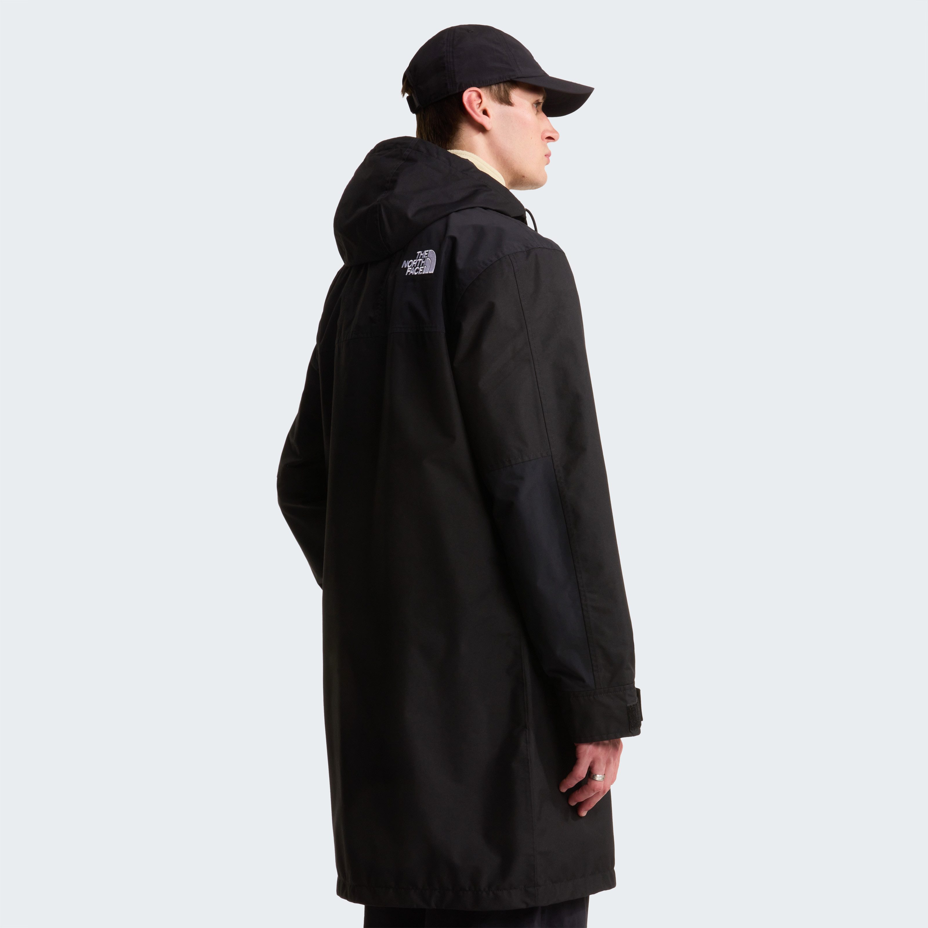 The North Face Funktionsjacke M REIGN ON PARKA sportlicher Stil, winddicht, wasserdicht