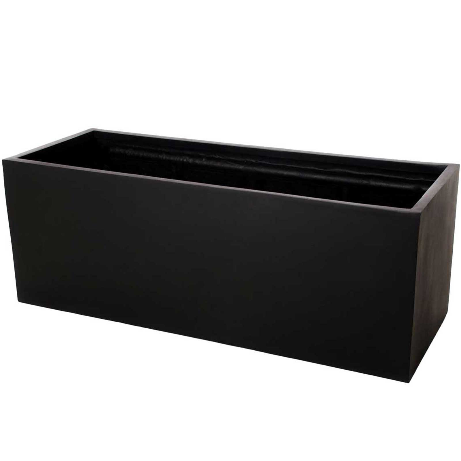 VIVANNO Pflanzkübel Fiberglas MAXI Kasten - Anthrazit Matt (1 St), 120x45x45 cm