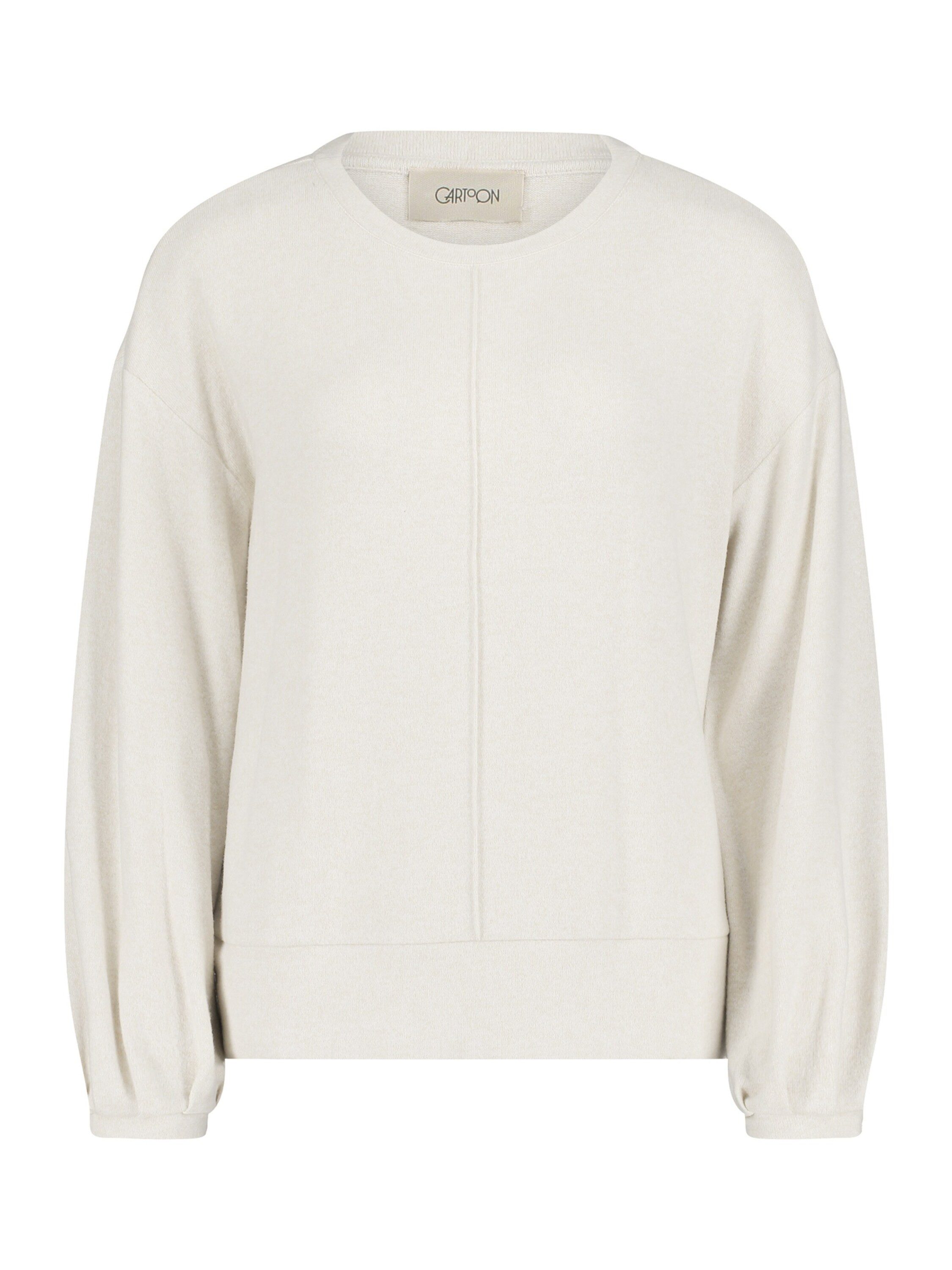 Cartoon Strickpullover (1-tlg) Falten