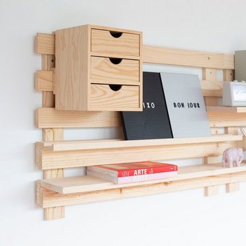 Astigarraga Kit Line Organizer Schubladenblock 21x28x20 cm, Kleiner Organizer aus Holz