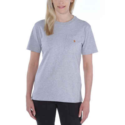 Carhartt Rundhalsshirt Carhartt WORKW POCKET S/S T-SHIRT 103067 (1-tlg)