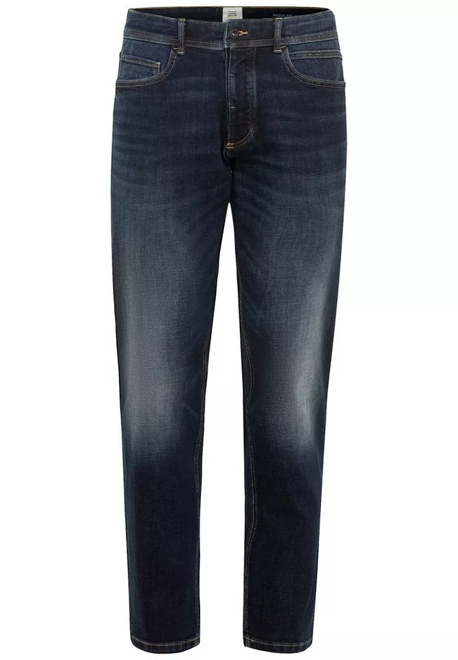 camel active 5-Pocket-Jeans mit kontrastfarbenen Nähten