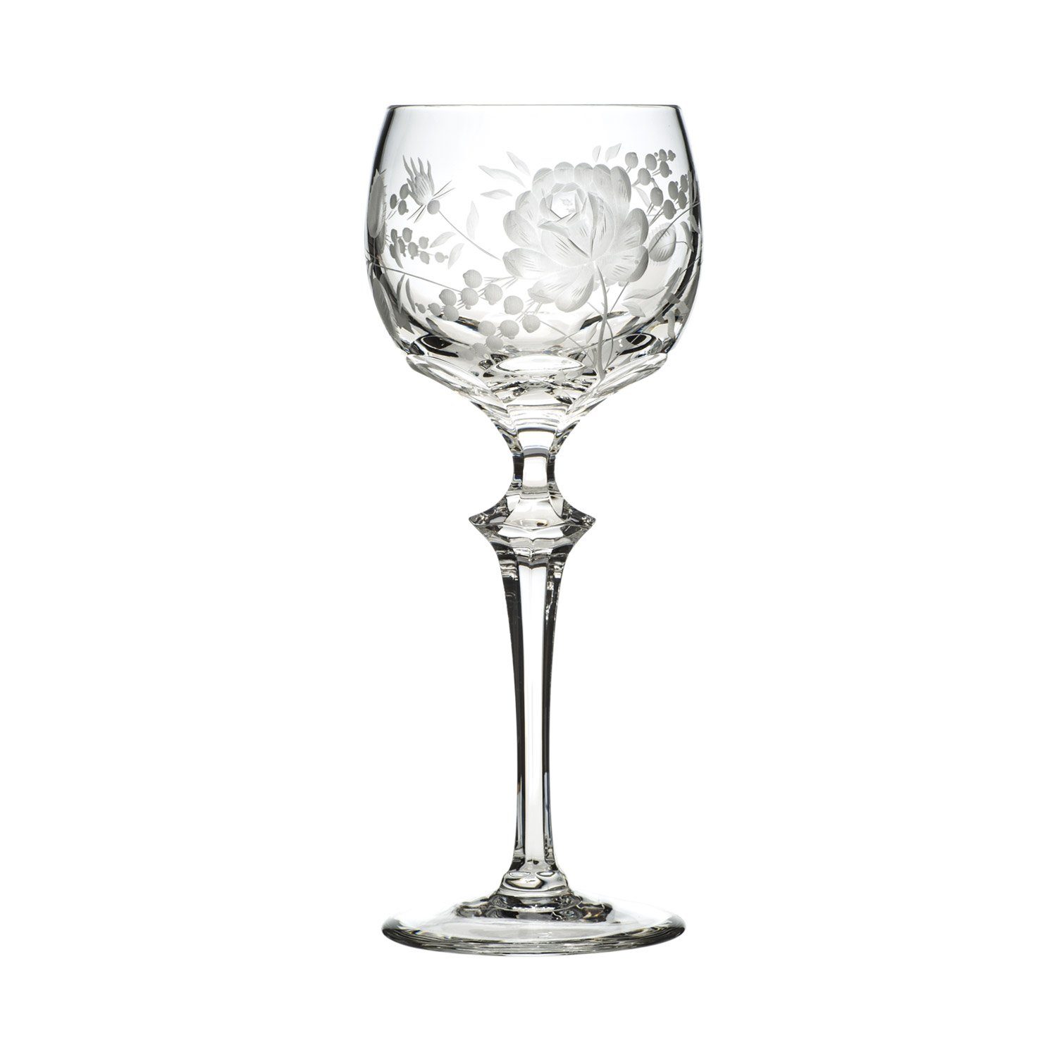 ARNSTADT KRISTALL Weinglas »Primerose clear (21,5 cm) - Kristallglas  mundgeblasen · handgeschliffen · Handmade in Germany« online kaufen | OTTO