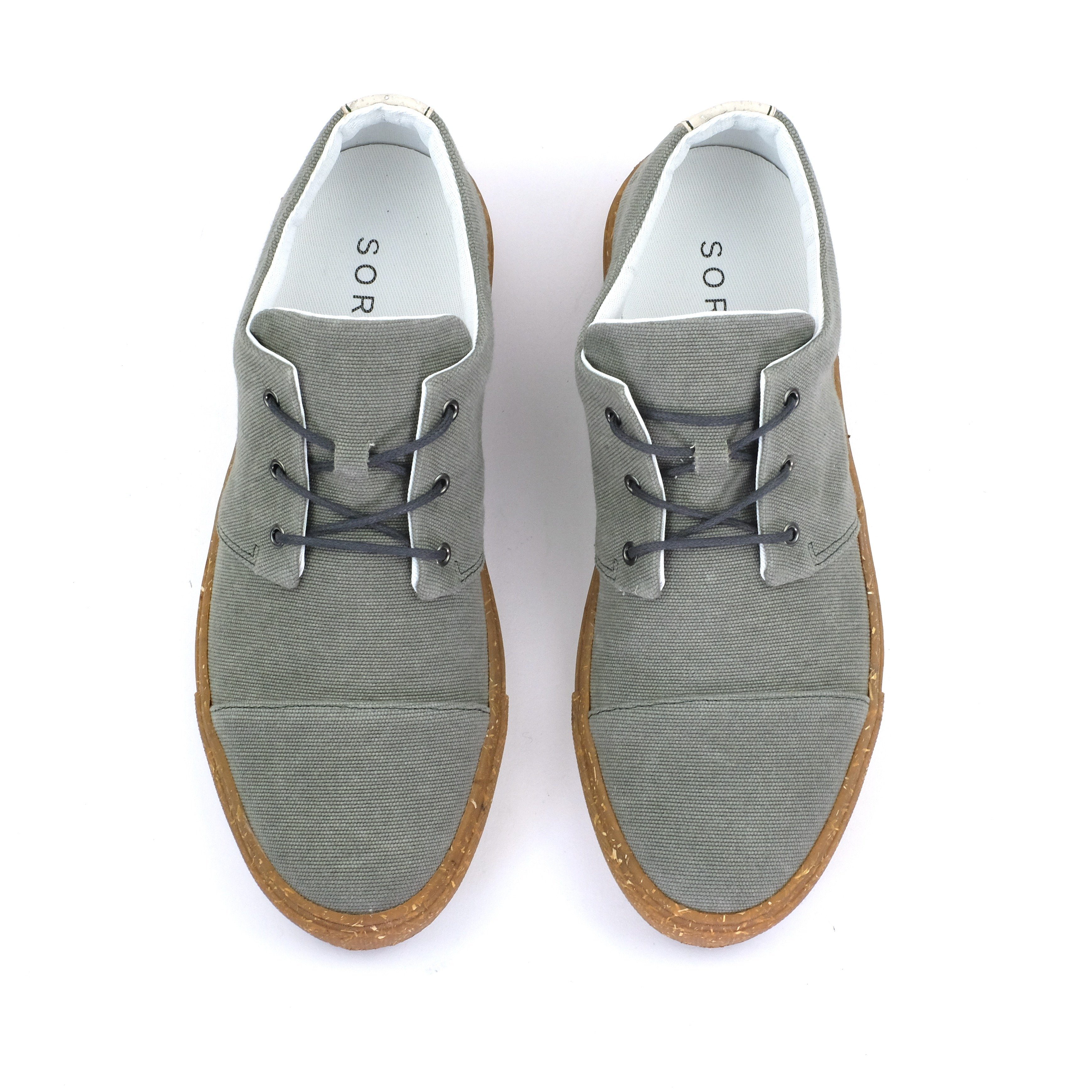 Sneaker Bio-Baumwolle Grey '58 und Sneaker SORBAS recycelter Slate aus