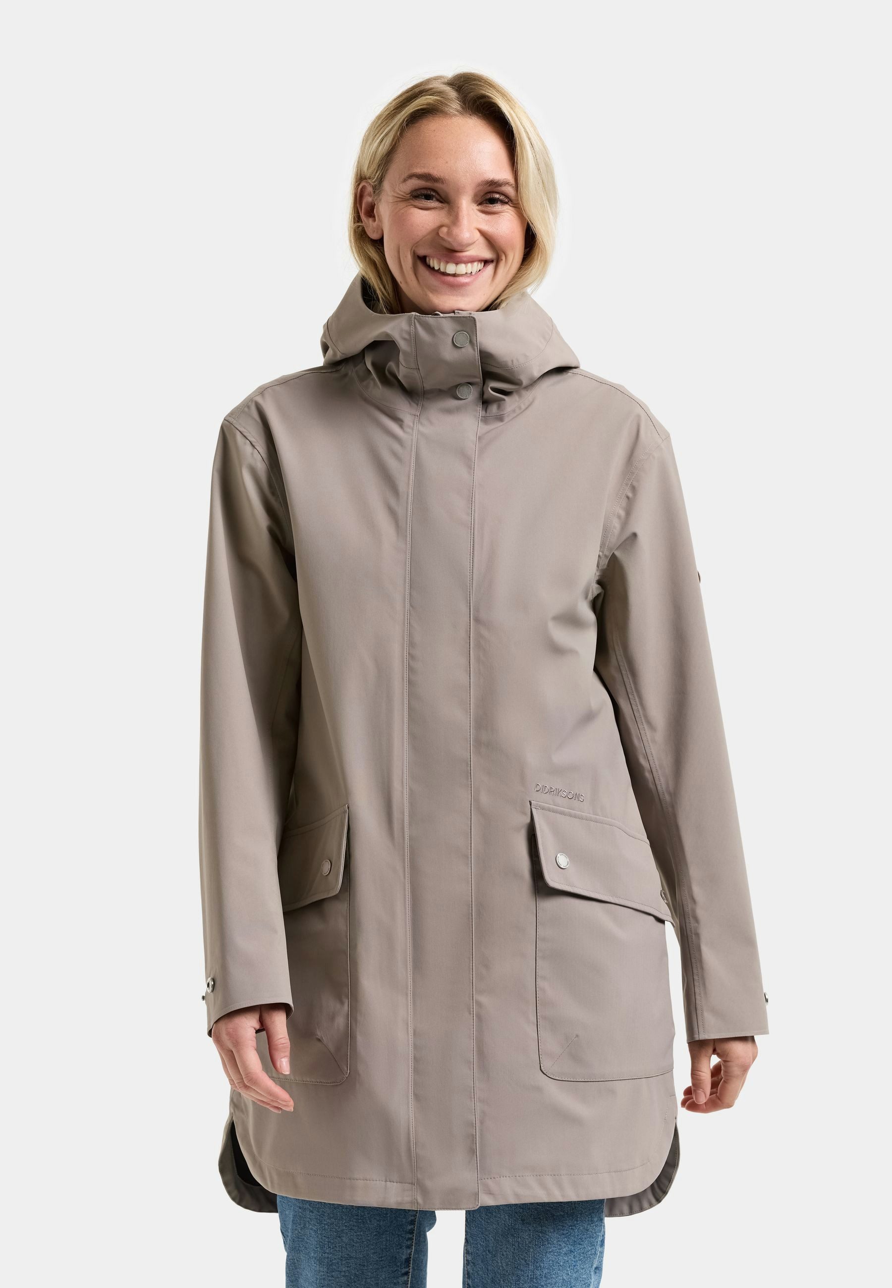 Didriksons Parka Gwen Parka mit Kapuze mit Taschen