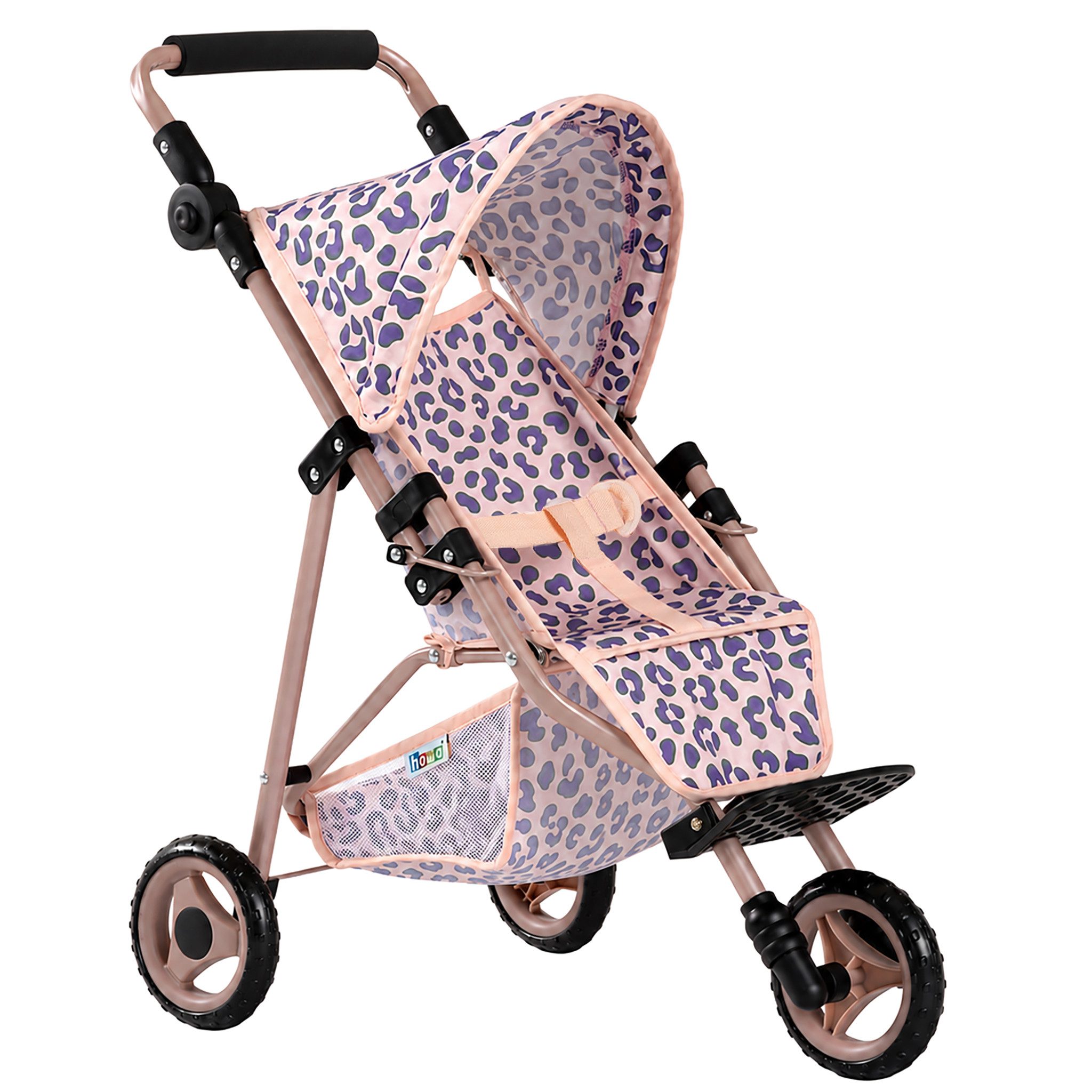 howa Puppenbuggy Leo, für Puppen bis 50cm, mit höhenverstellbaren Griff, zusammenklappbar