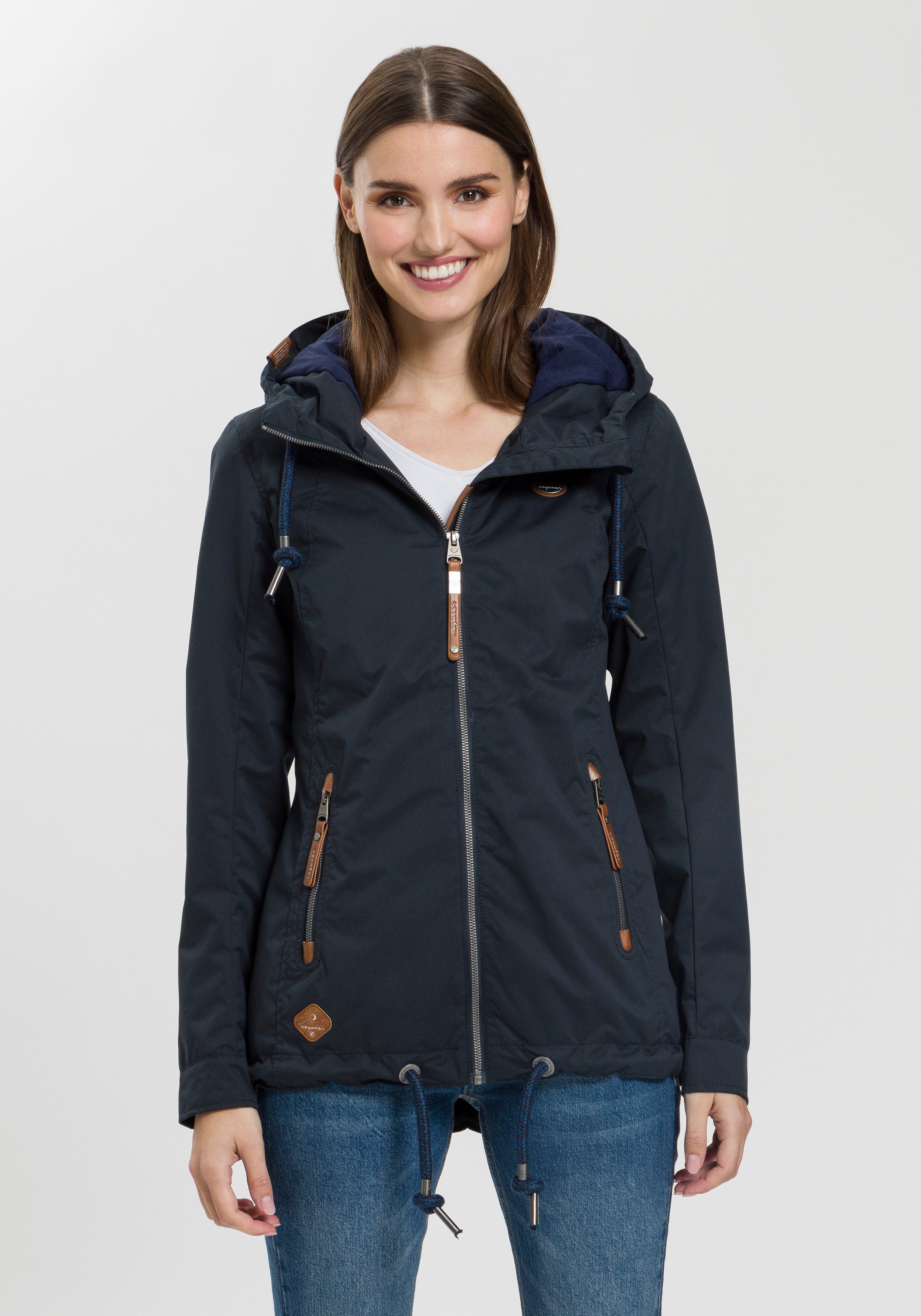 ZUZKA coating Ragwear ZUZKA O Übergangs-Outdoor-Jacke Water 2028 Funktionsjacke repelent UNI NAVY stylische