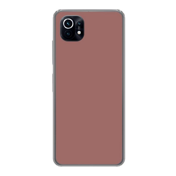 MuchoWow Handyhülle Terrakotta - Muster - Rosa Phone Case Handyhülle Xiaomi Mi 11 Silikon Schutzhülle