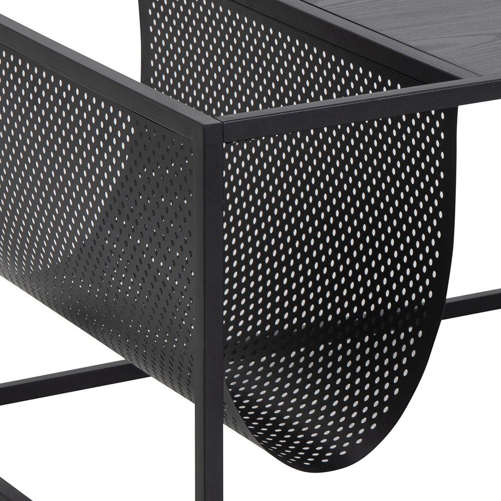 SEA Couchtisch mit Zeitungshalter SCHWARZ von EBUY24 - Zeitungshalter
