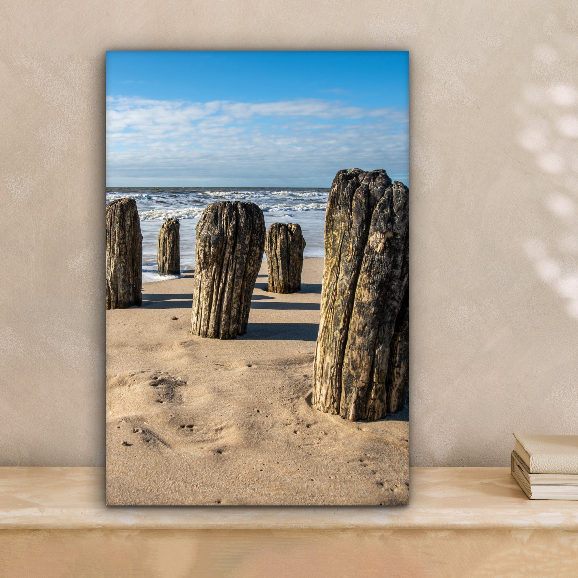 OneMillionCanvasses® Leinwandbild Sand - Strand - günstig online kaufen