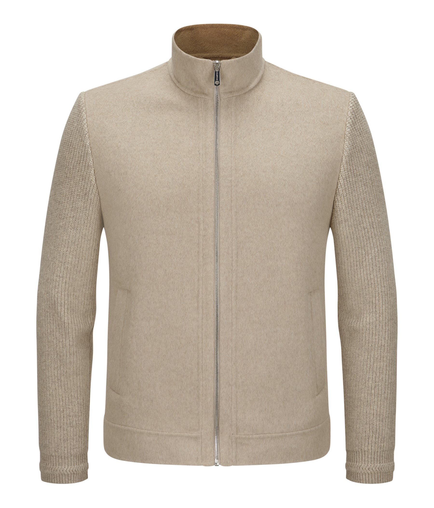 Milestone Hybridjacke MSKennedy mit Wollstrick Ärmeln und taillierter Passf günstig online kaufen