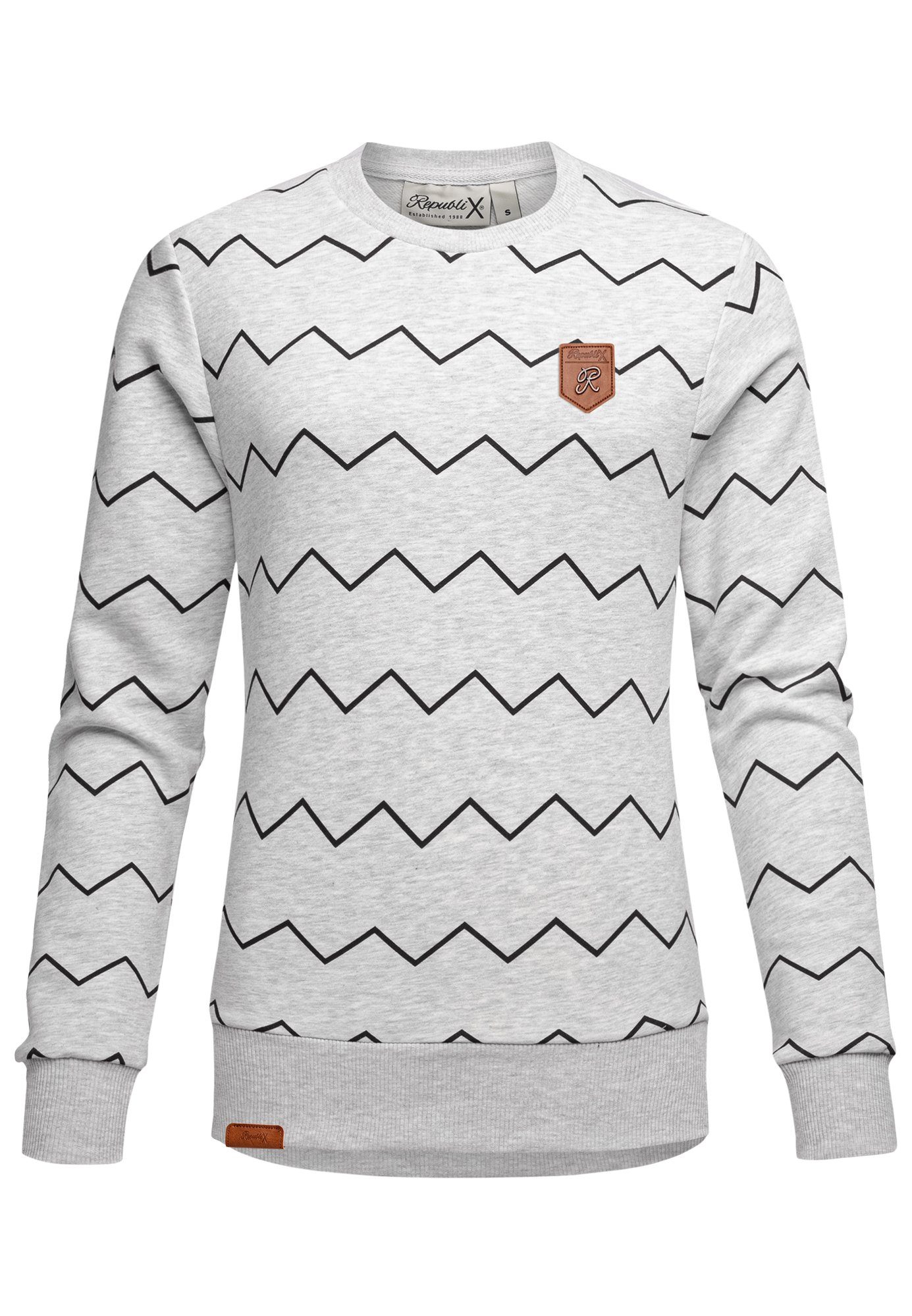 REPUBLIX Sweatshirt Keira Damen Kapuzenpullover Print günstig online kaufen