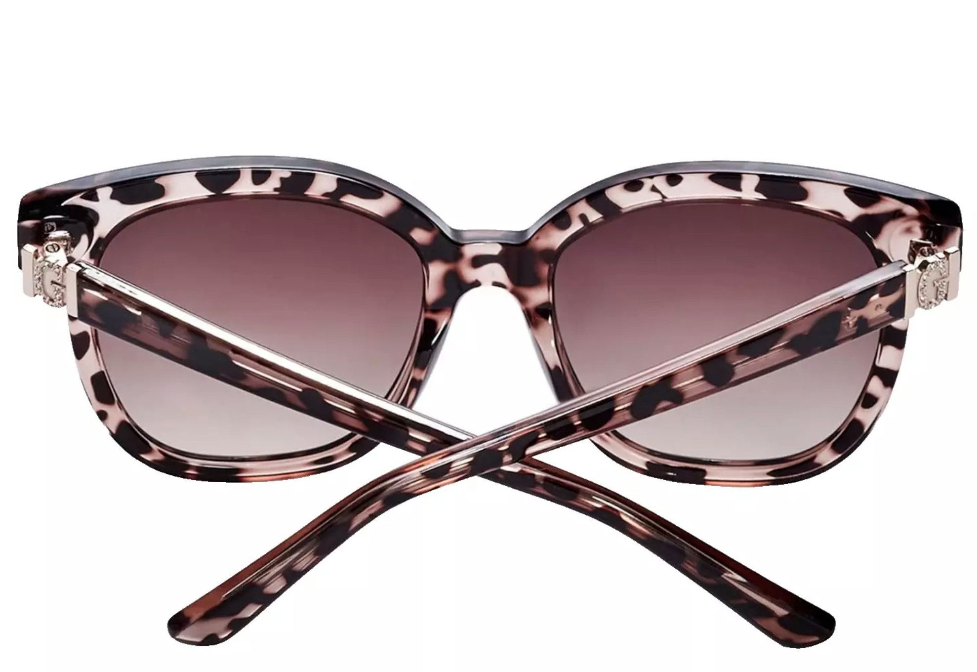 Guess Sonnenbrille Wayfarer Brille Mit Hart Tasche Etui UVA & UVB UV-400 Filter, Kategorie 3