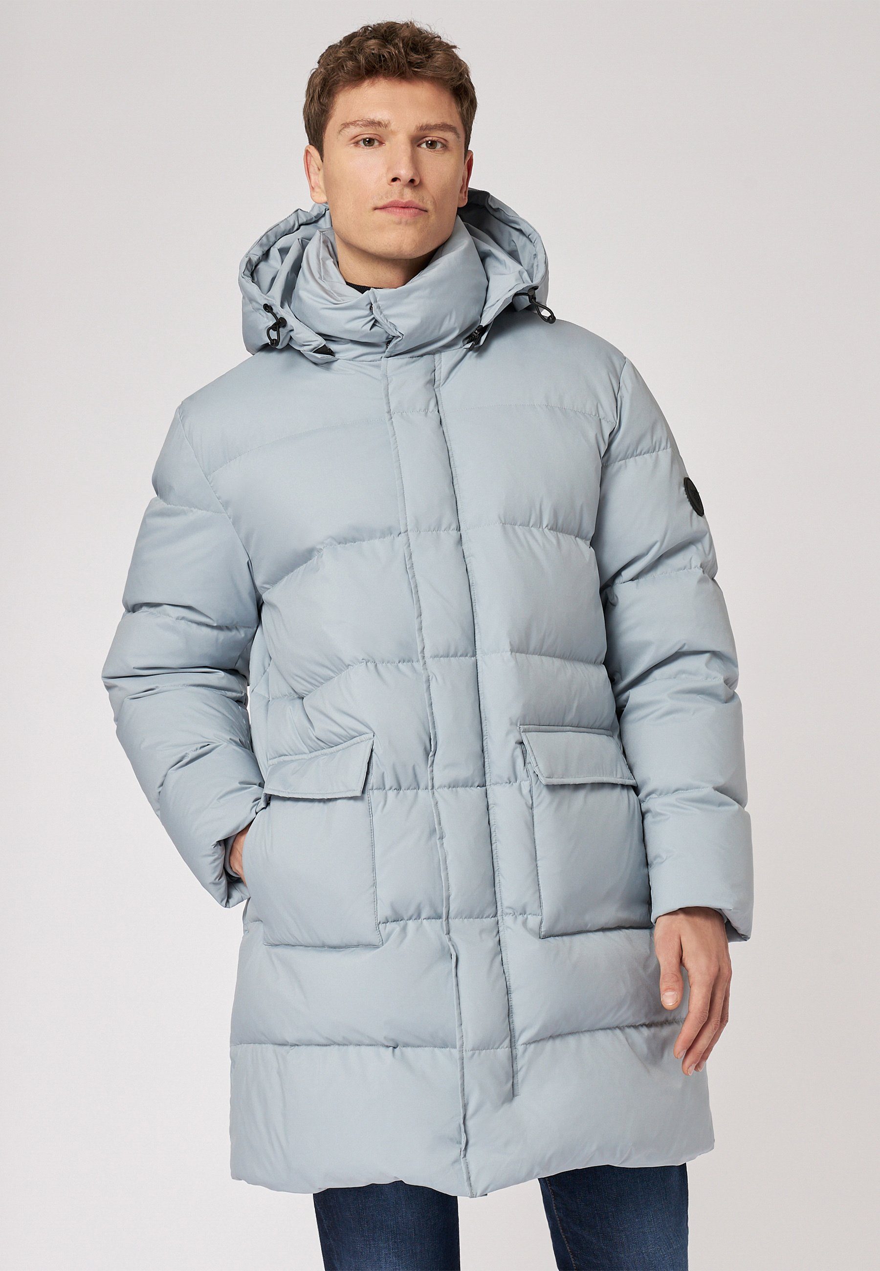 SS7 Jungen Puffermantel Mit Fleece-Futter – Gepolsterter Parka Mit Abnehmbarer Kapuze & Pelz (Gr. 5-16 Jahre)