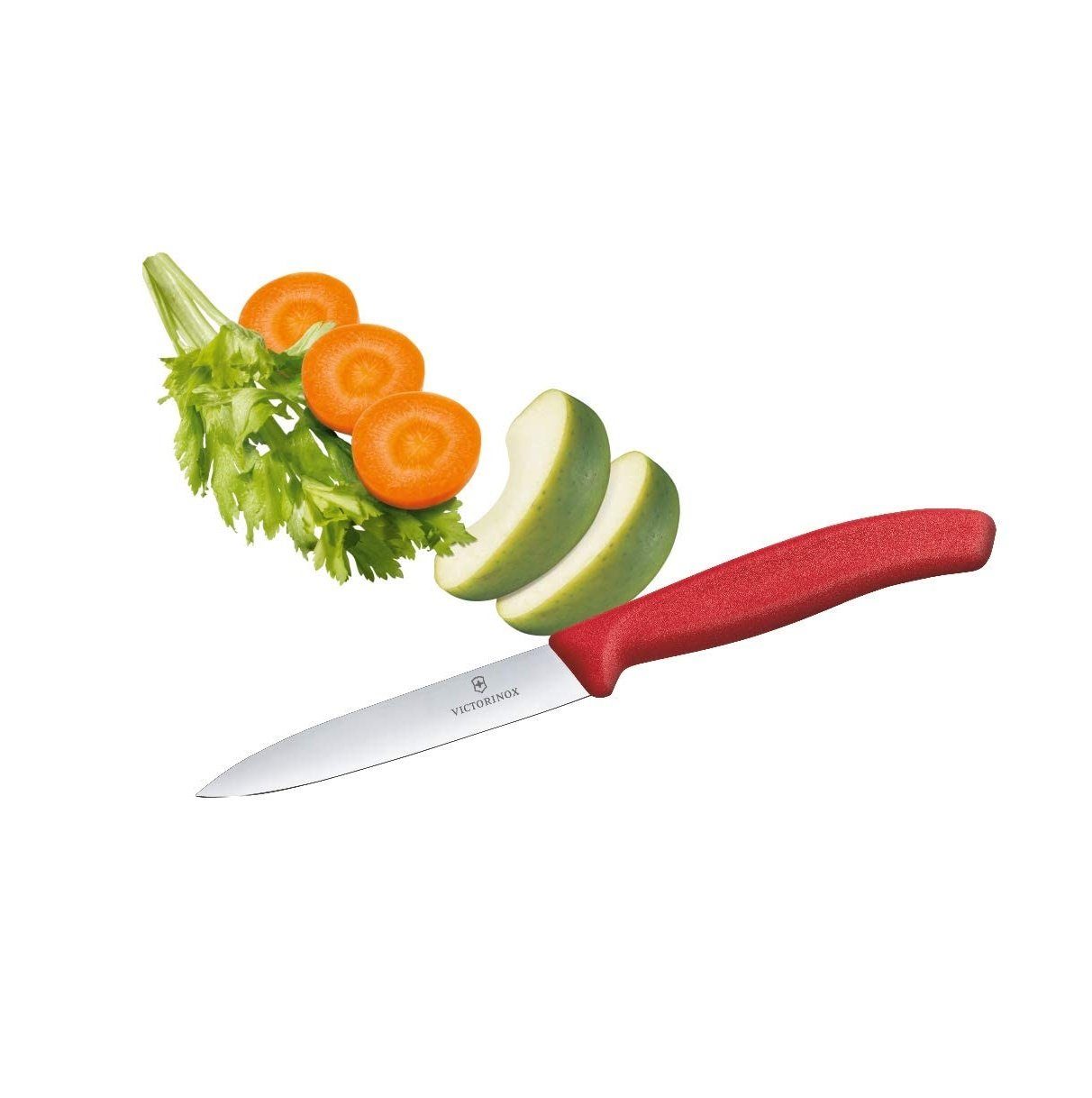 Swiss 10cm Victorinox Küchenmesser Gemüsemesser rot Classic
