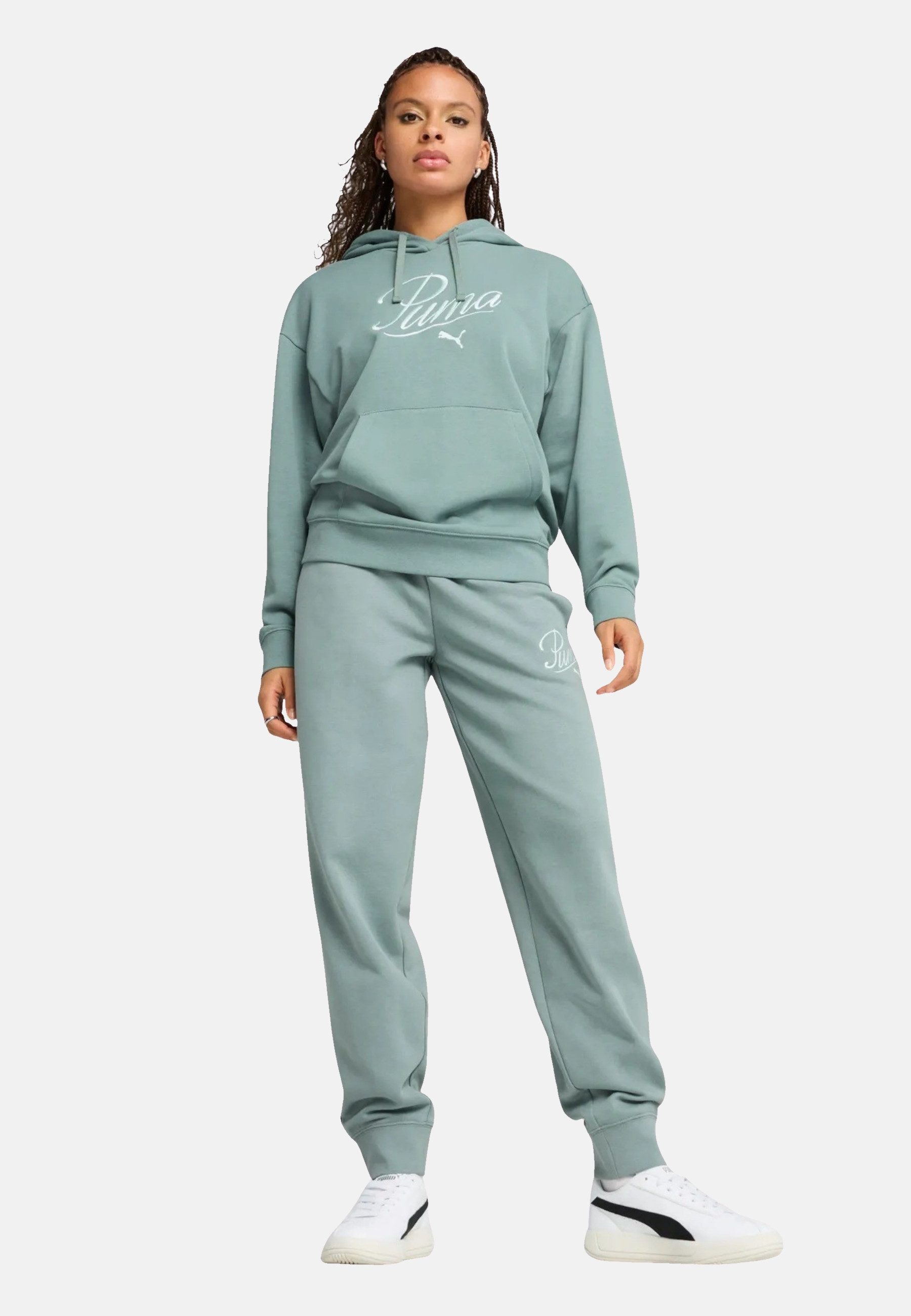 PUMA Hoodie Kapuzensweatshirt ESS SCRIPT Comfort günstig online kaufen