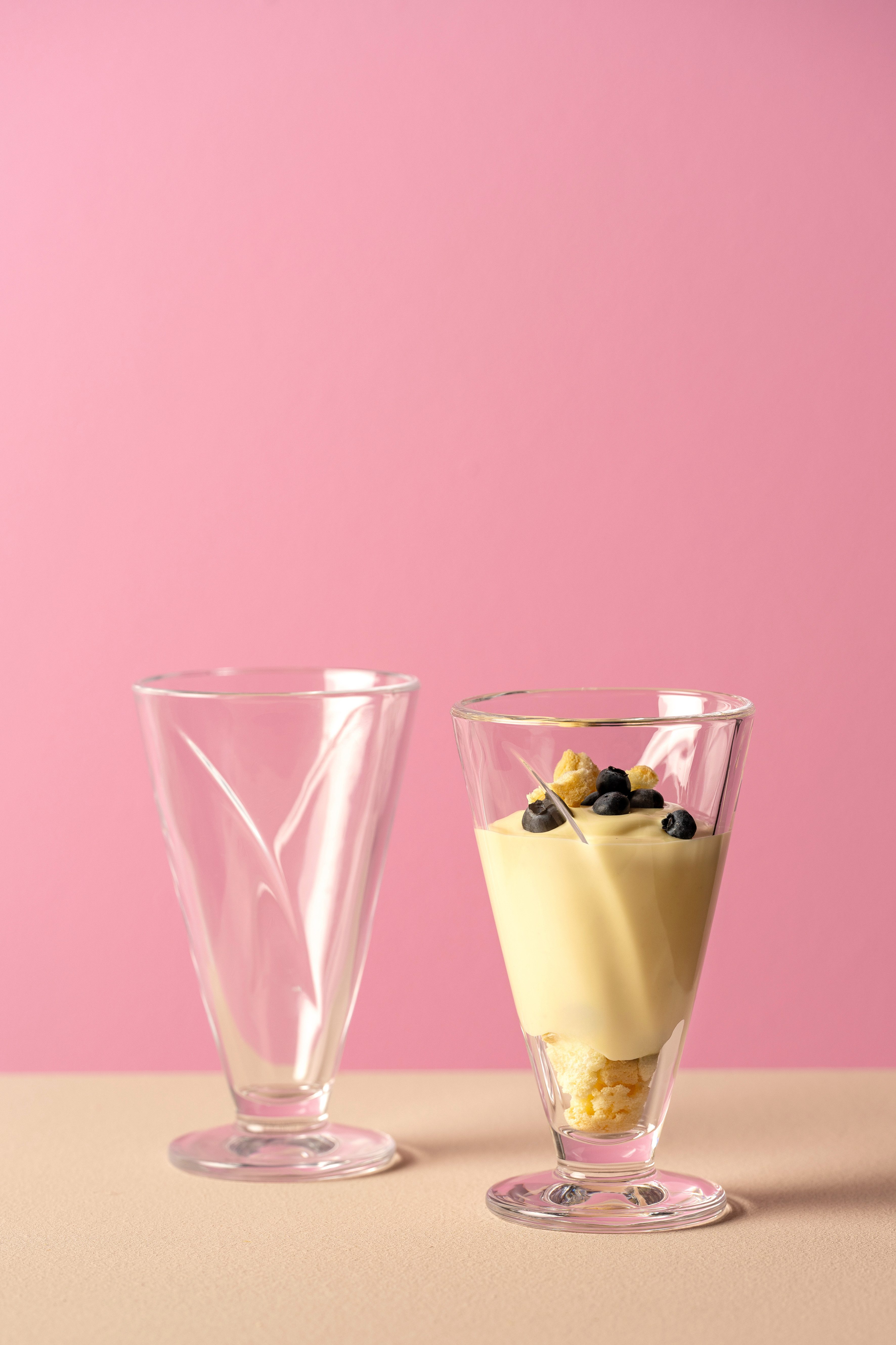 LEONARDO Eisschale CONO, Eisbecher aus Glas, 360 ml, 4er-Set, Glas, (Set, 4-tlg), spülmaschinengeeignet