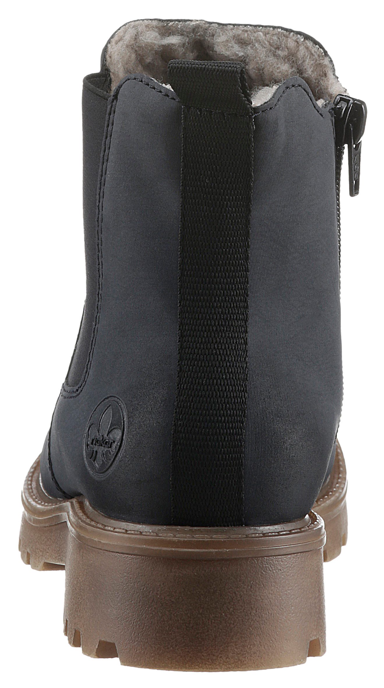 Rieker Chelseaboots, Schlupfboots, Stiefelette, Blockabsatz, mit kuschelige günstig online kaufen