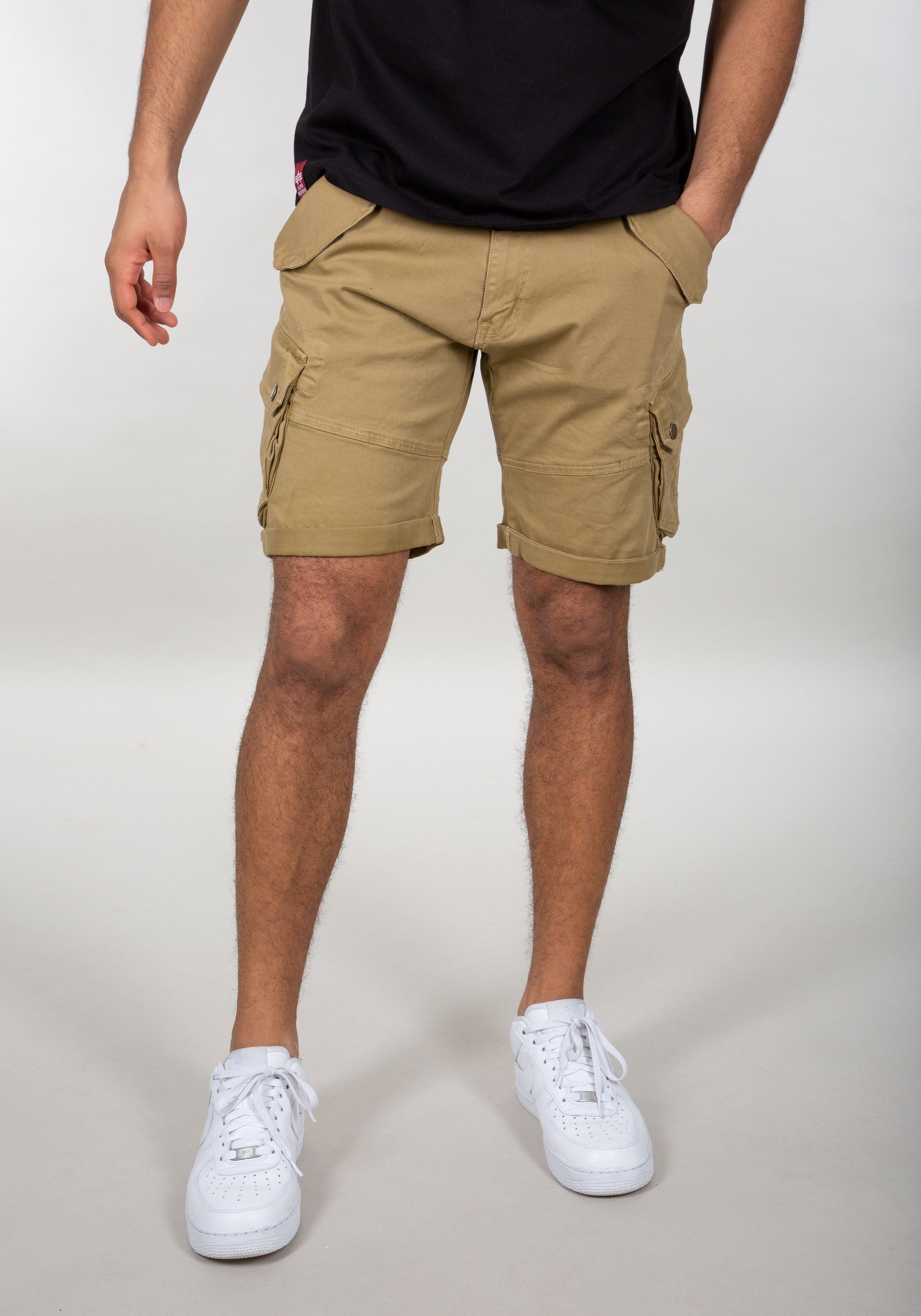 Alpha Industries Shorts Alpha Industries Men - Cargo Shorts Combat Short khaki