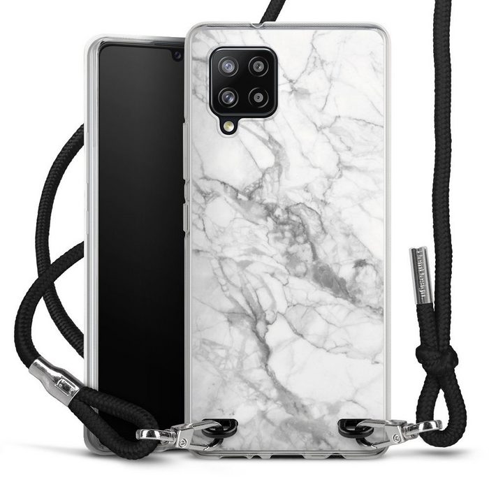 DeinDesign Handyhülle Stein Marmor Muster Marmor Samsung Galaxy A42 5G Handykette Hülle mit Band Case zum Umhängen