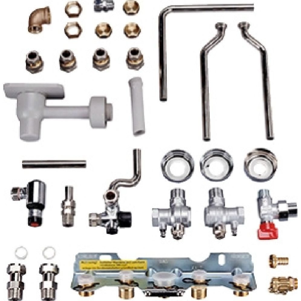 BOSCH Infrarotheizung Anschlusssatz Nr. 677 für Storacell ST 50/80-6, übereinander Unterputz, Anschlusssatz Nr. 677