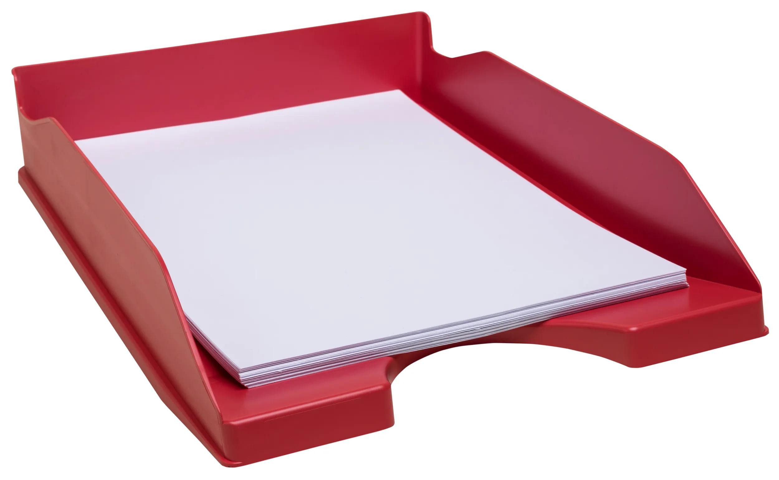 EXACOMPTA Briefablage 10x Briefablage Ecotray, Office - Rot - 123107D, Briefkörbe