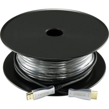 SpeaKa Professional SPEAKA HDMI ANSCHLUSSKABEL (AOC) 30M HDMI-Kabel, Geschirmt